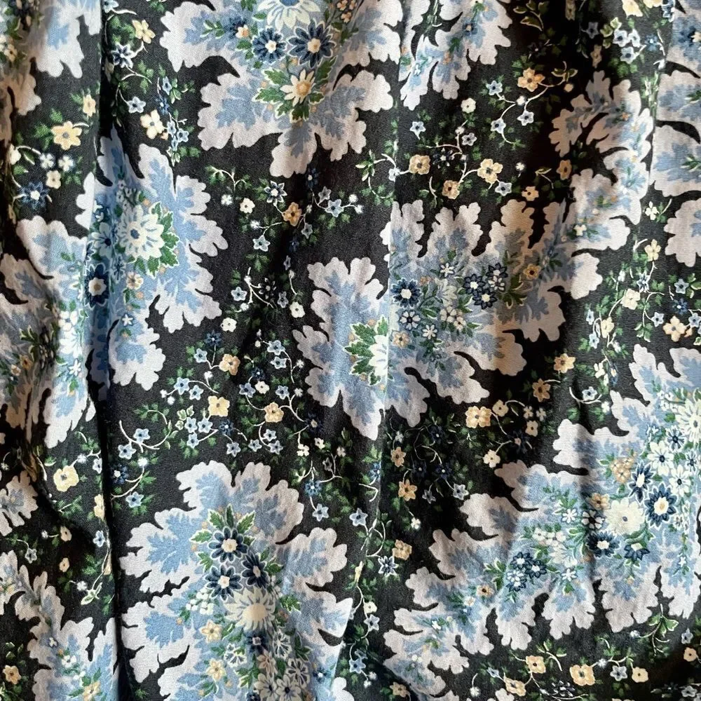 J. Crew collection tie-shoulder tank in Ratti Pacific paisley. Size XL.